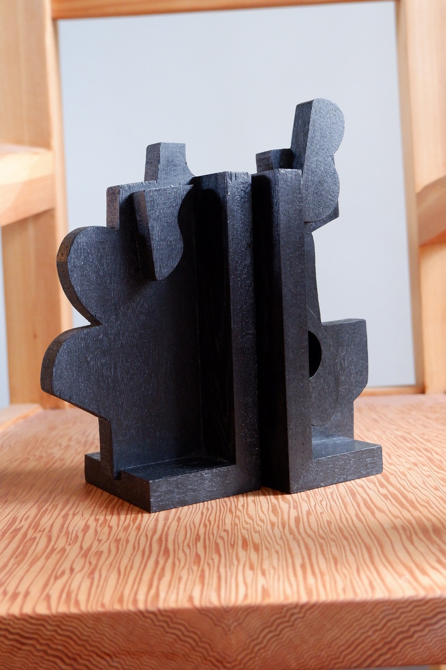 CUBIST BOOKENDS