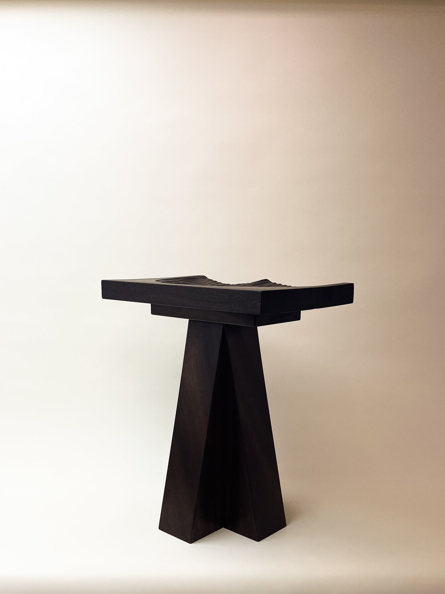 AK CARVED STOOL