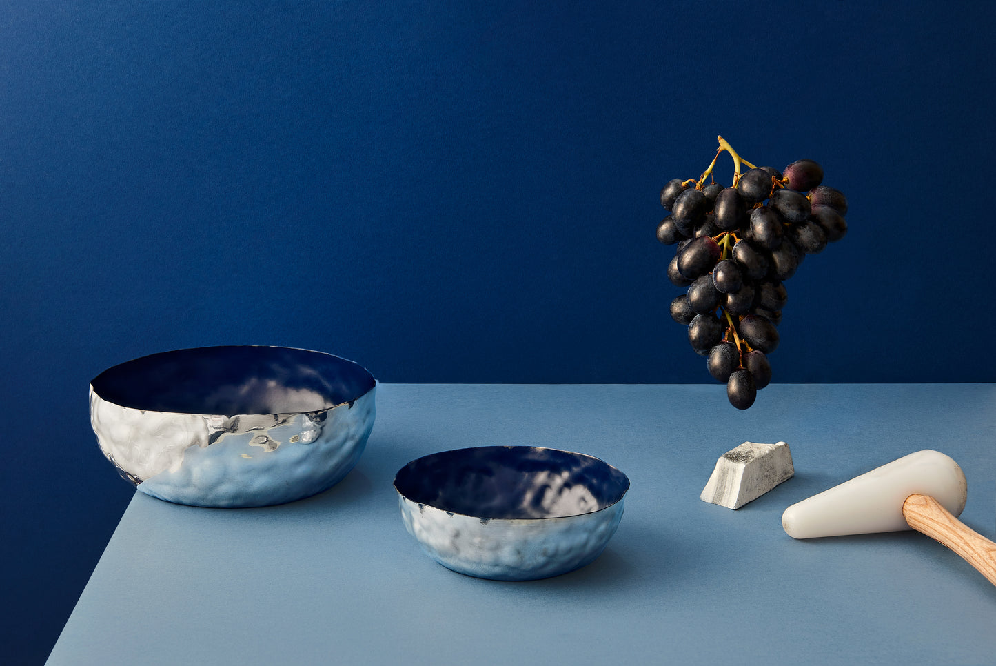 MEMENTO BOWL - BLUE ALUMINIUM