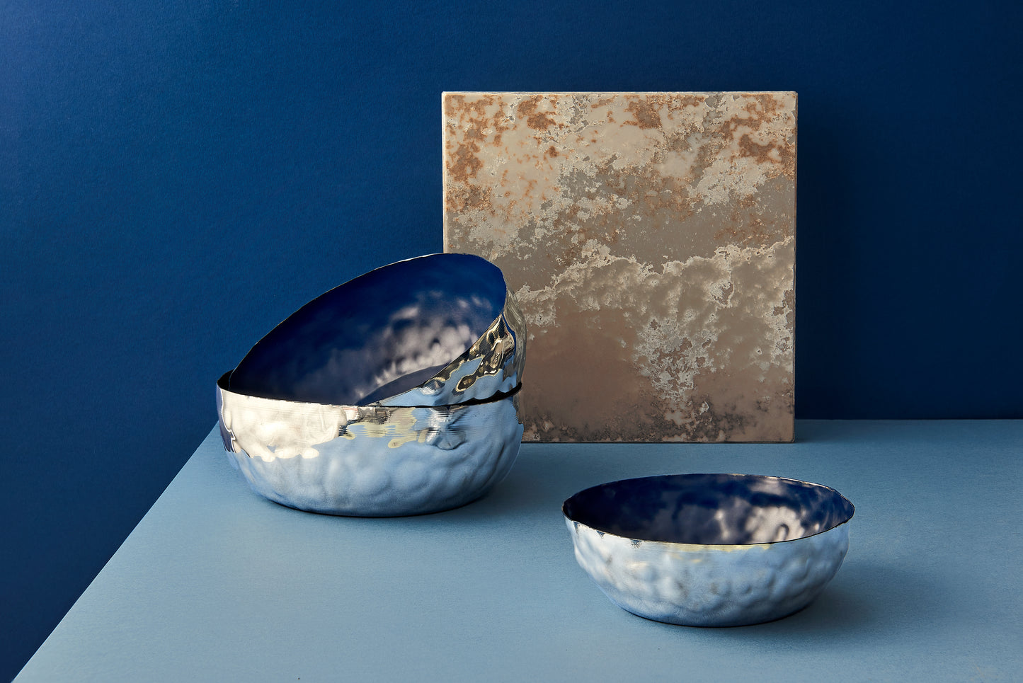 MEMENTO BOWL - BLUE ALUMINIUM
