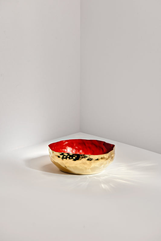 MEMENTO BOWL - RED BRASS