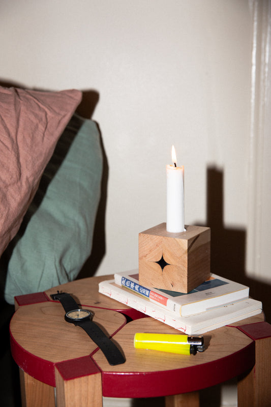 HOLLOW CANDLESTICK HOLDER