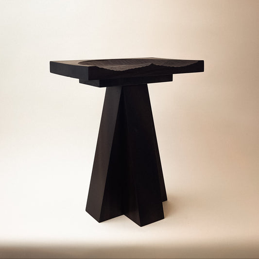 AK CARVED STOOL